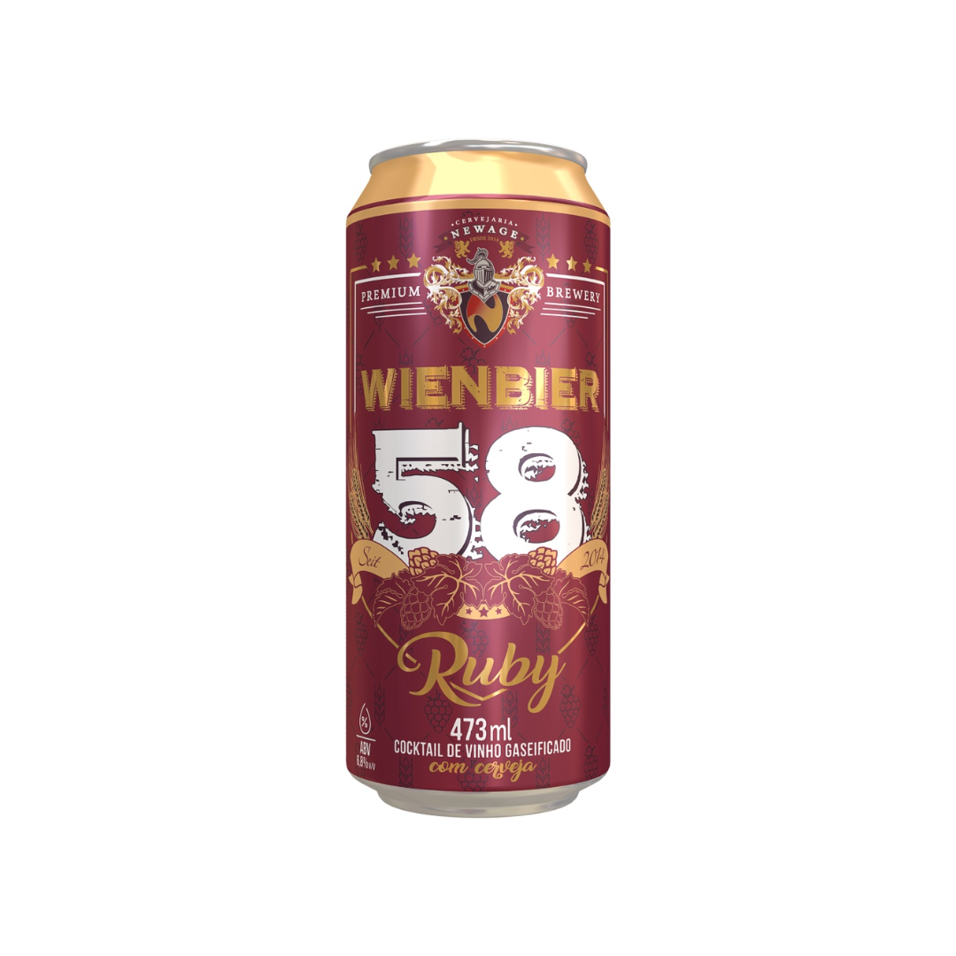 Wienbier 58 Ruby Cerveja de Vinho (473ml)